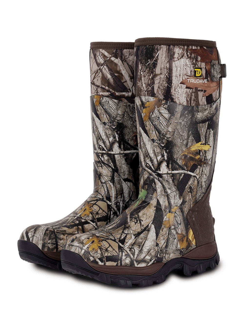 Trudave Men's Tall Waterproof Camo Hunting Boots